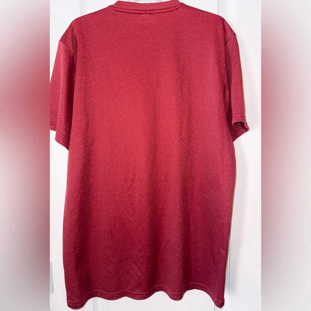 Adidas Red Workout Shirt Size L
